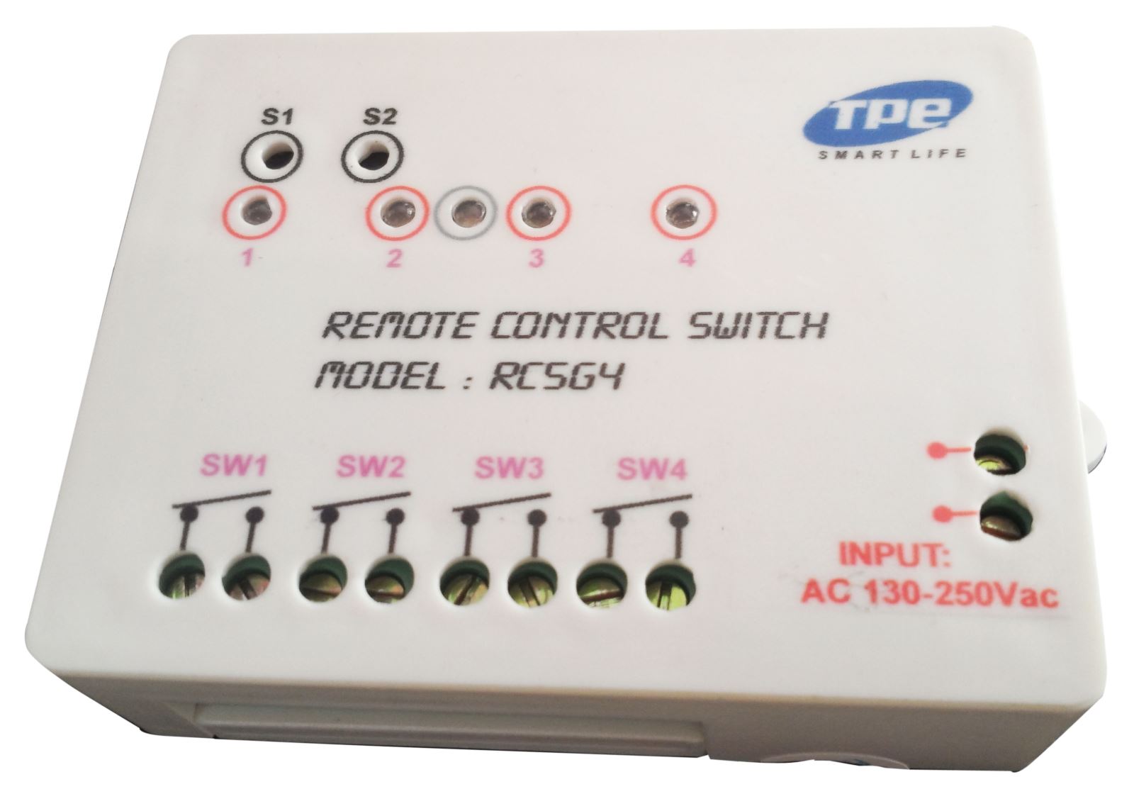 Rơ le điều khiển từ xa điều khiển 4 kênh RC5G4 giá rẻ.